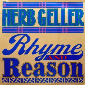 Vinyl Vault — Herb Geller, “Rhyme and Reason”