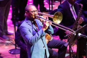 Live at the Vineyards features Delfeayo Marsalis and the Uptown Jazz Orchestra